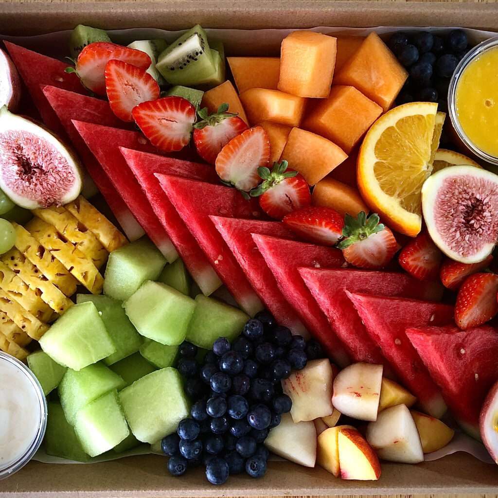 fruit platter catering grazing box