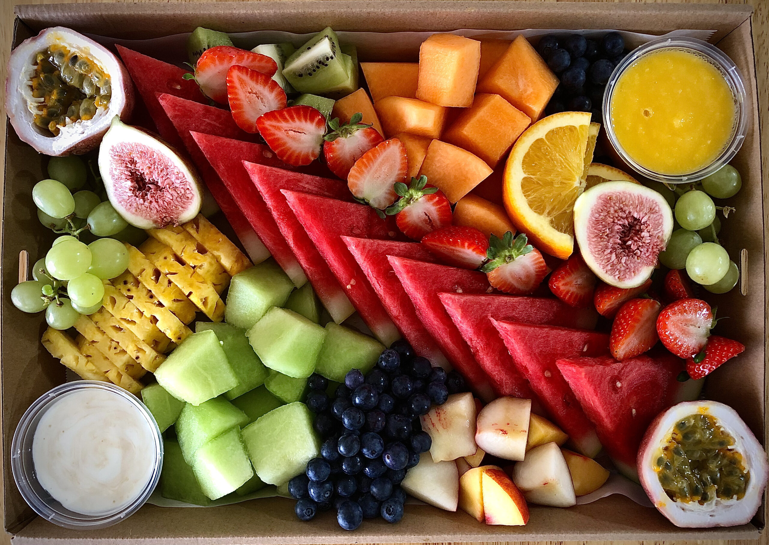 fruit platter catering grazing box