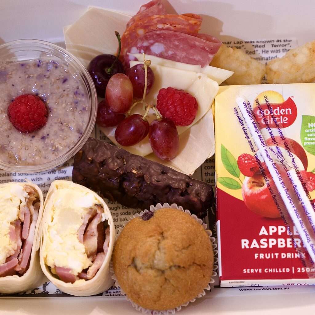 Gourmet breakfast Box By Colorful Palette Catering