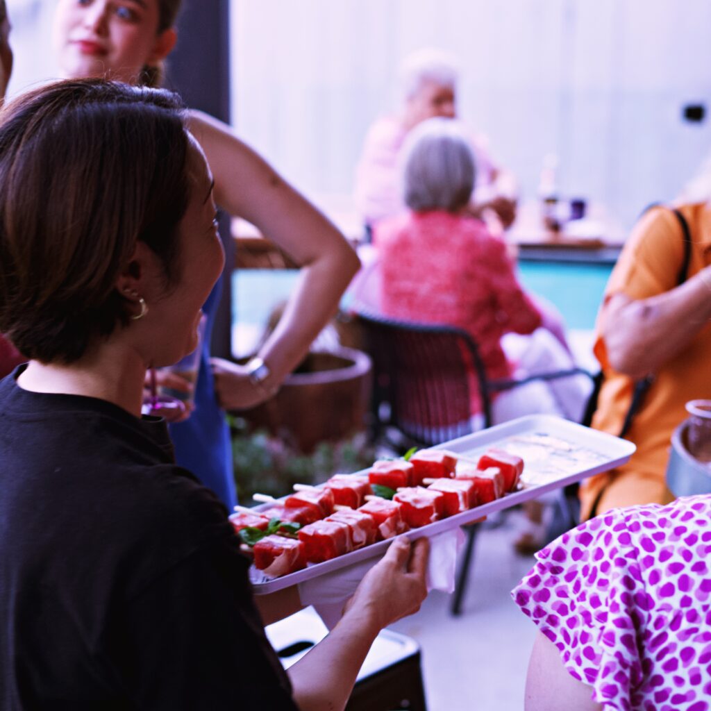 Canape catering waiter waitress Gold Coast